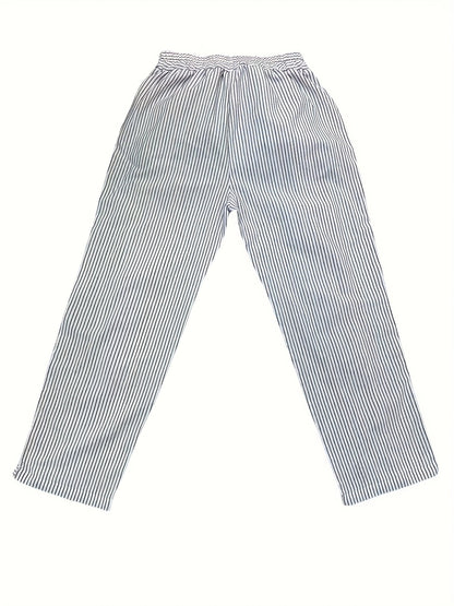 Western 2024 New Women'S Striped Casual Trousers